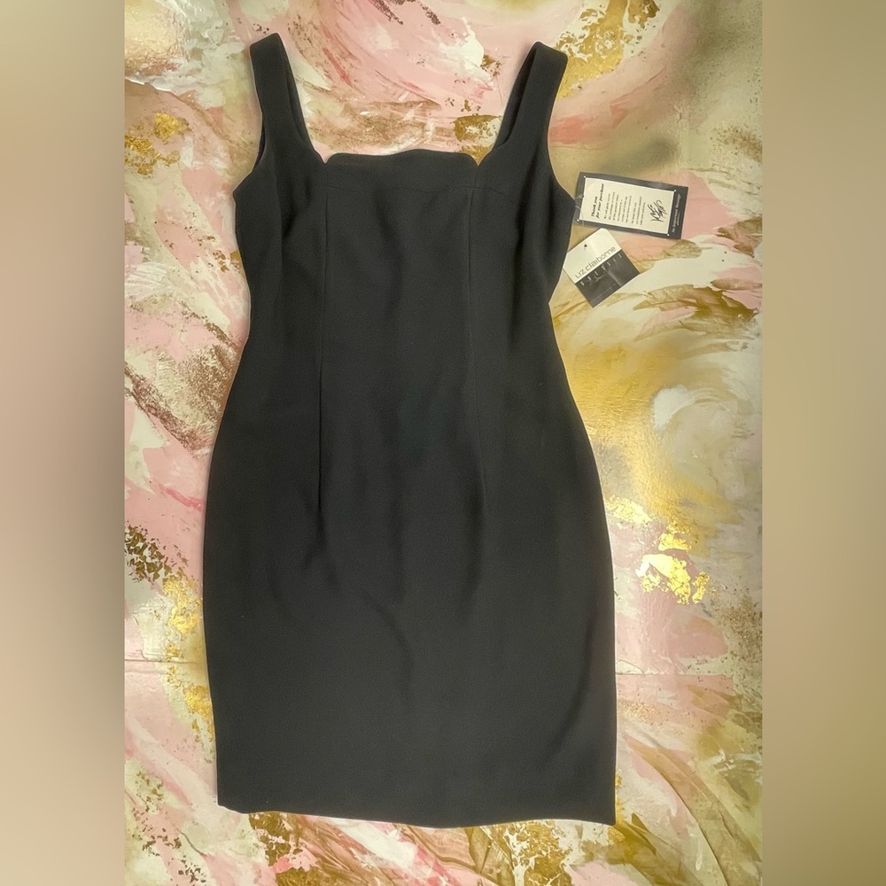 Liz Claiborne black mini dress 6